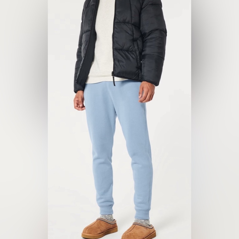 Hollister Sky Blue Joggers - Picture 3 of 11